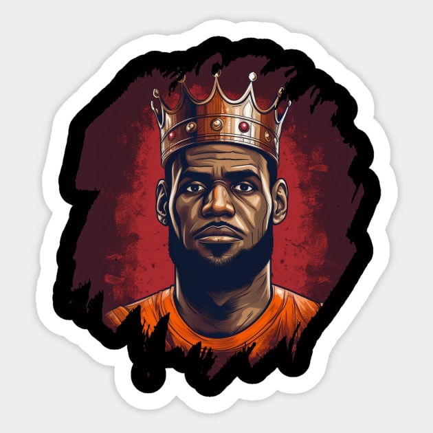 Lebron james king logo sales